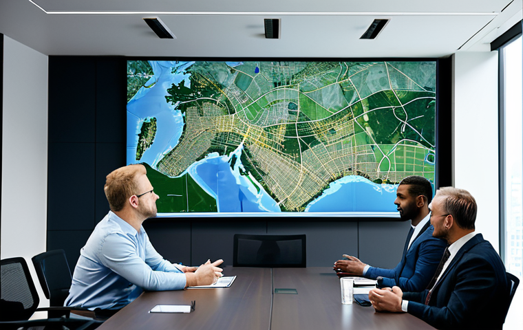 지방행정사 분야의 전문가 인터뷰 - Modernized Town Hall**

"The interior of a bright, modern town hall, showcasing electronic document ...